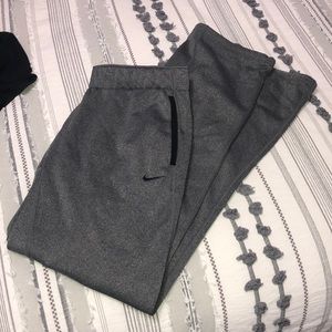 Gray Nike sweats